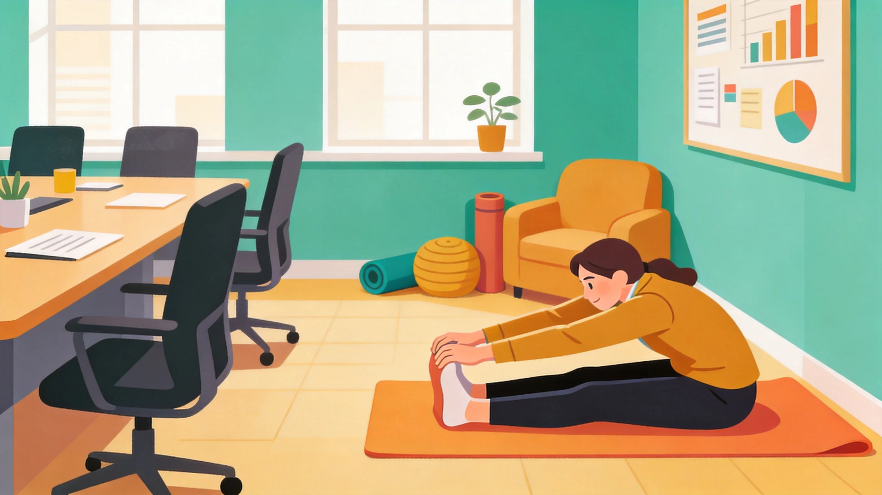 Corporate Wellness: Fit a Mat Program Into the Office