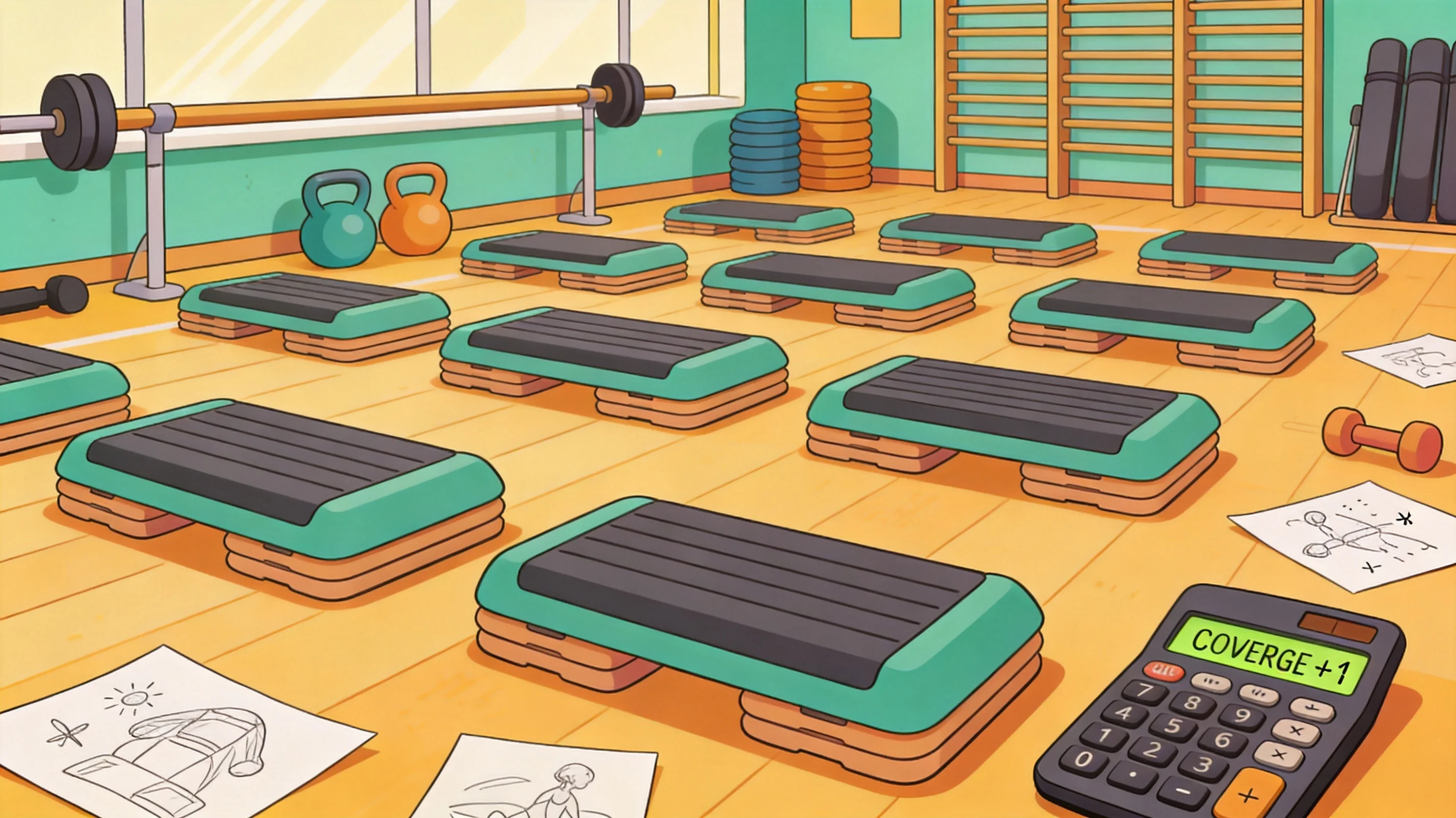 ¿Cuántos tapetes necesita un gimnasio? Cálculo de cobertura y cantidad