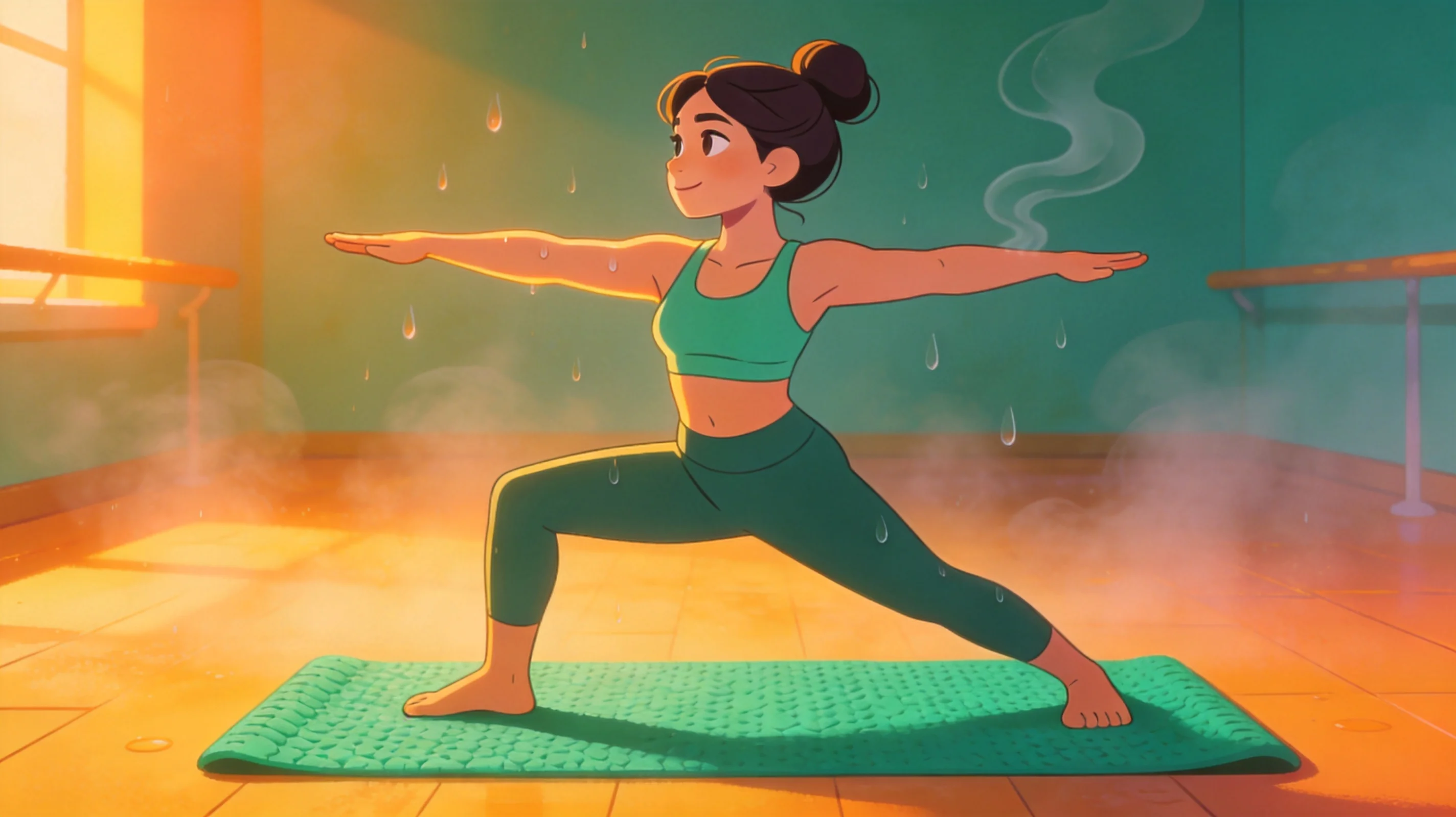 Die besten Matten für Hot Yoga: Halt unter Extrembedingungen