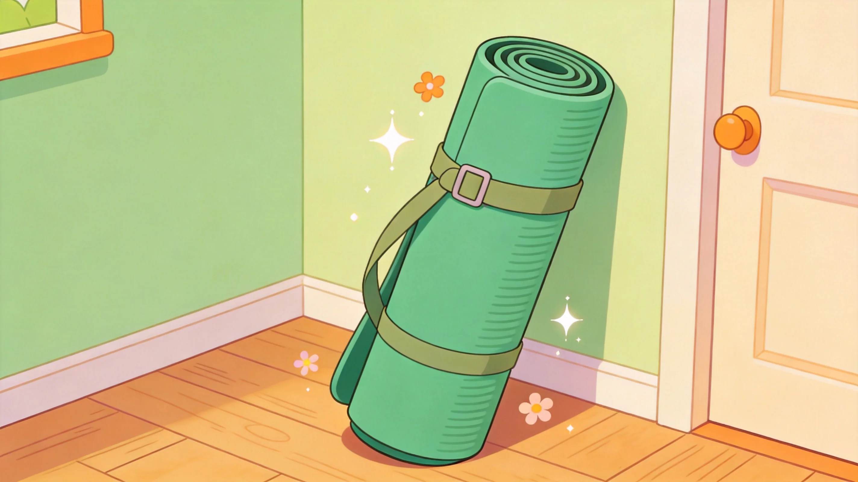 How to Roll and Store a Large Exercise Mat