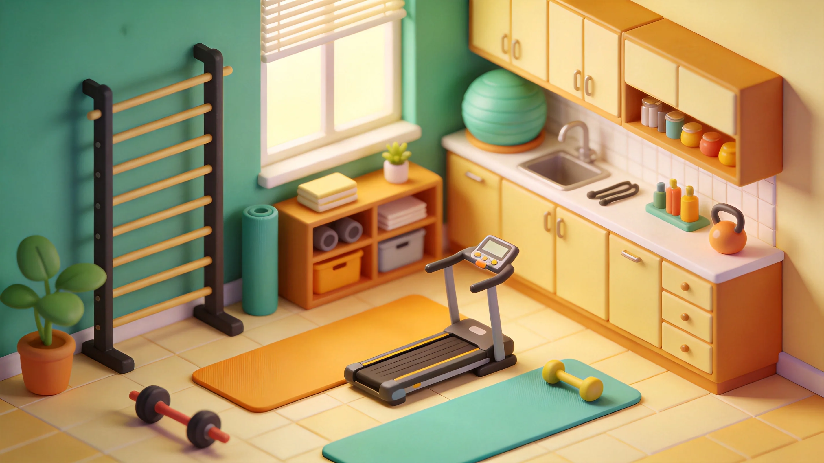 Build a Small Office Gym: Mats for Break-Room Workouts