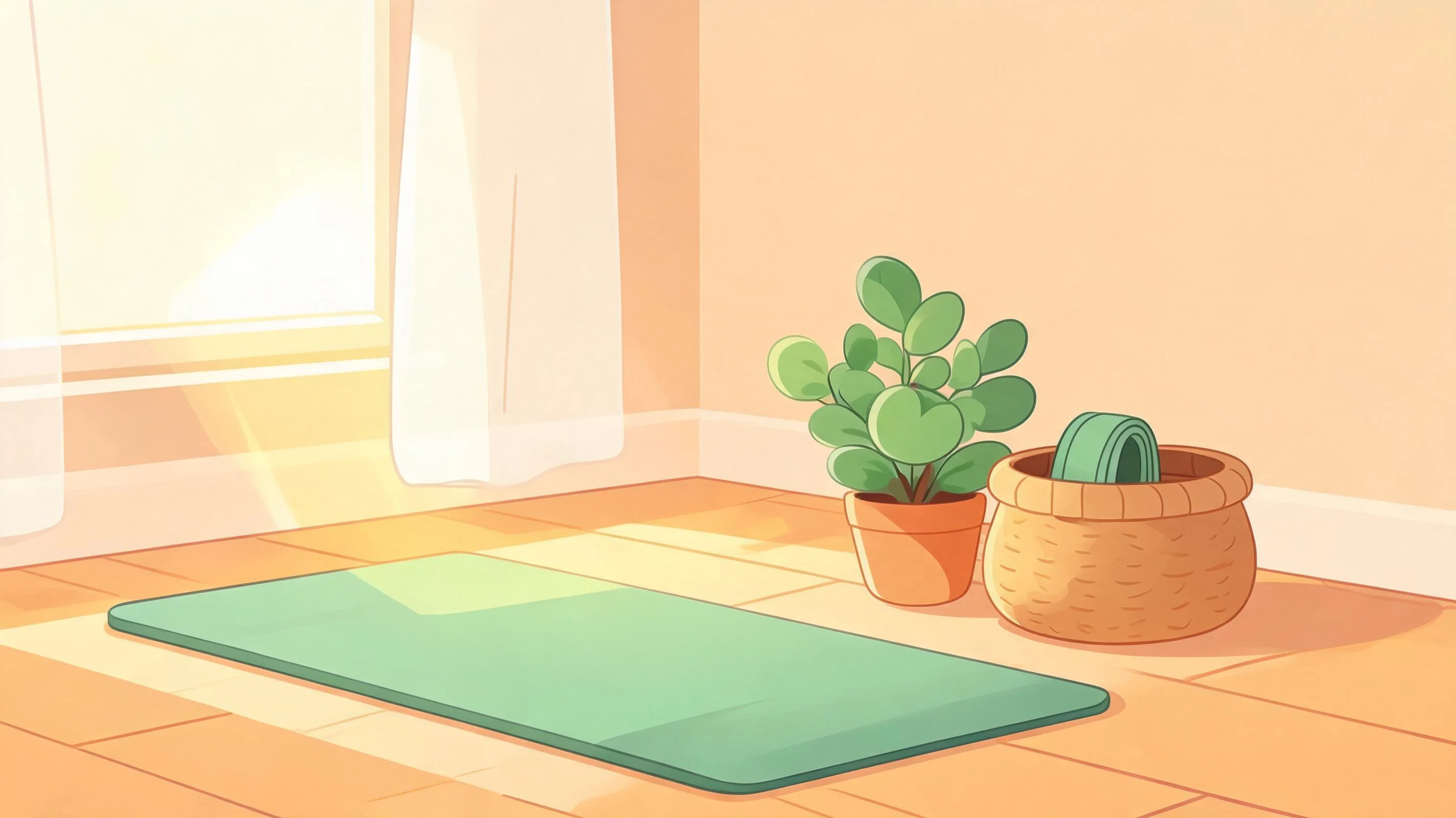 Cómo montar un rincón de yoga en un hogar pequeño