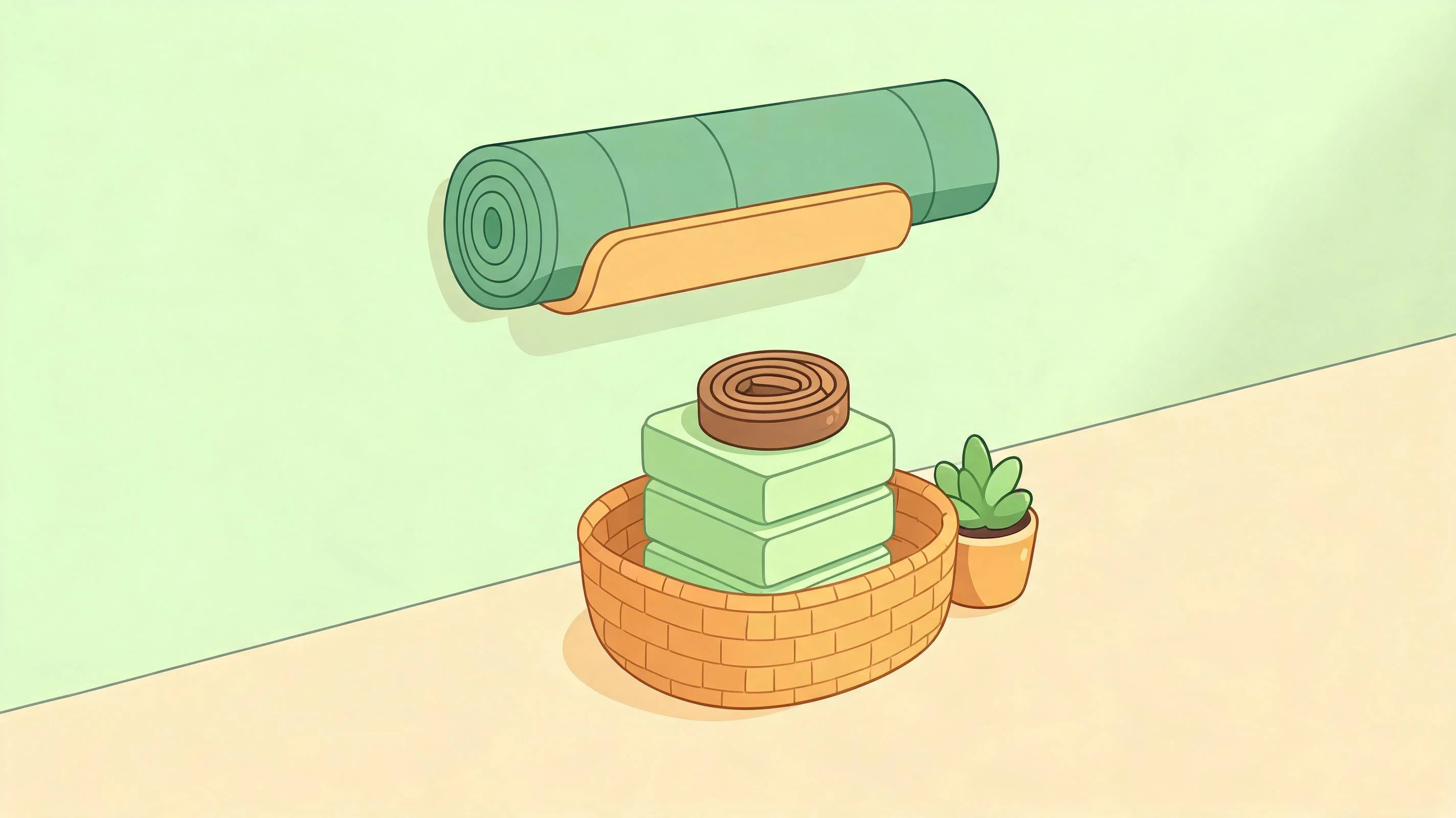 Organize Your Yoga Space: Mats, Blocks, Storage