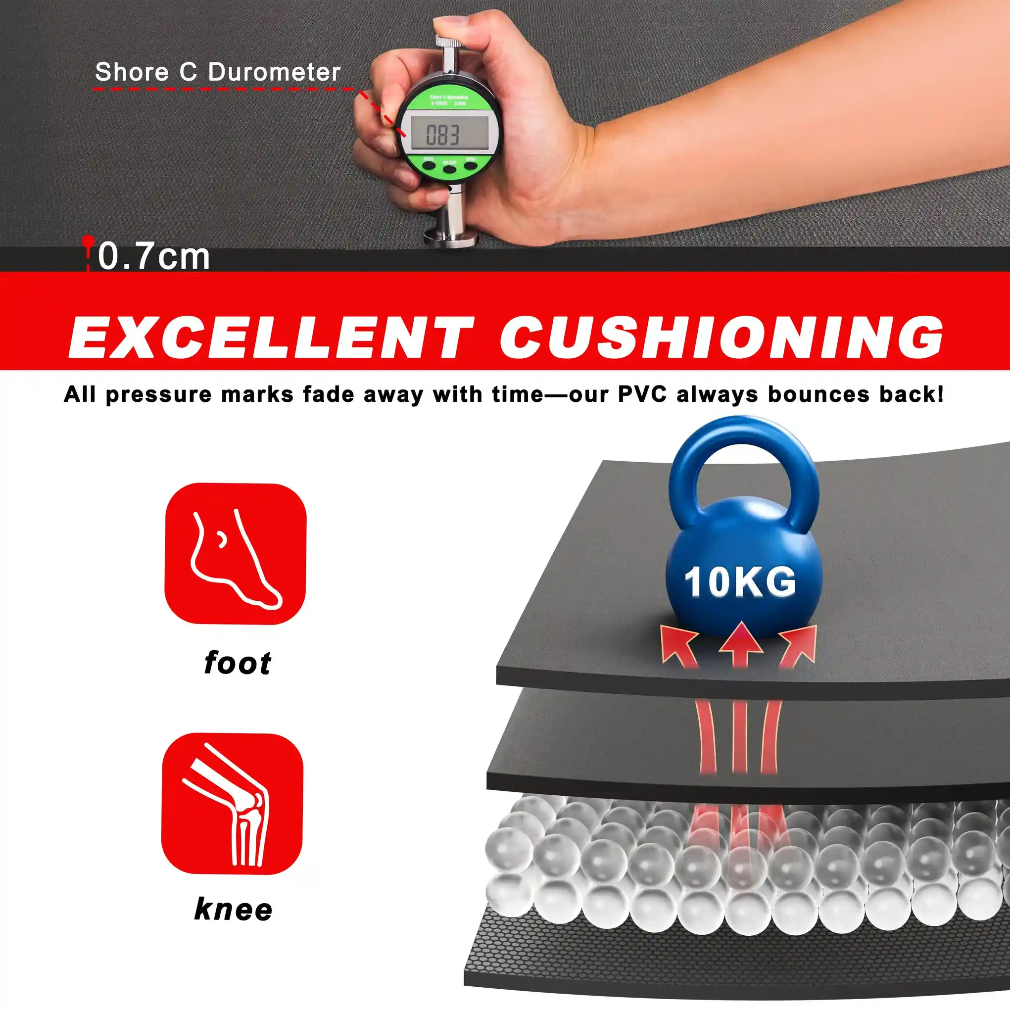 CHEETE Large Exercise Mat - 2