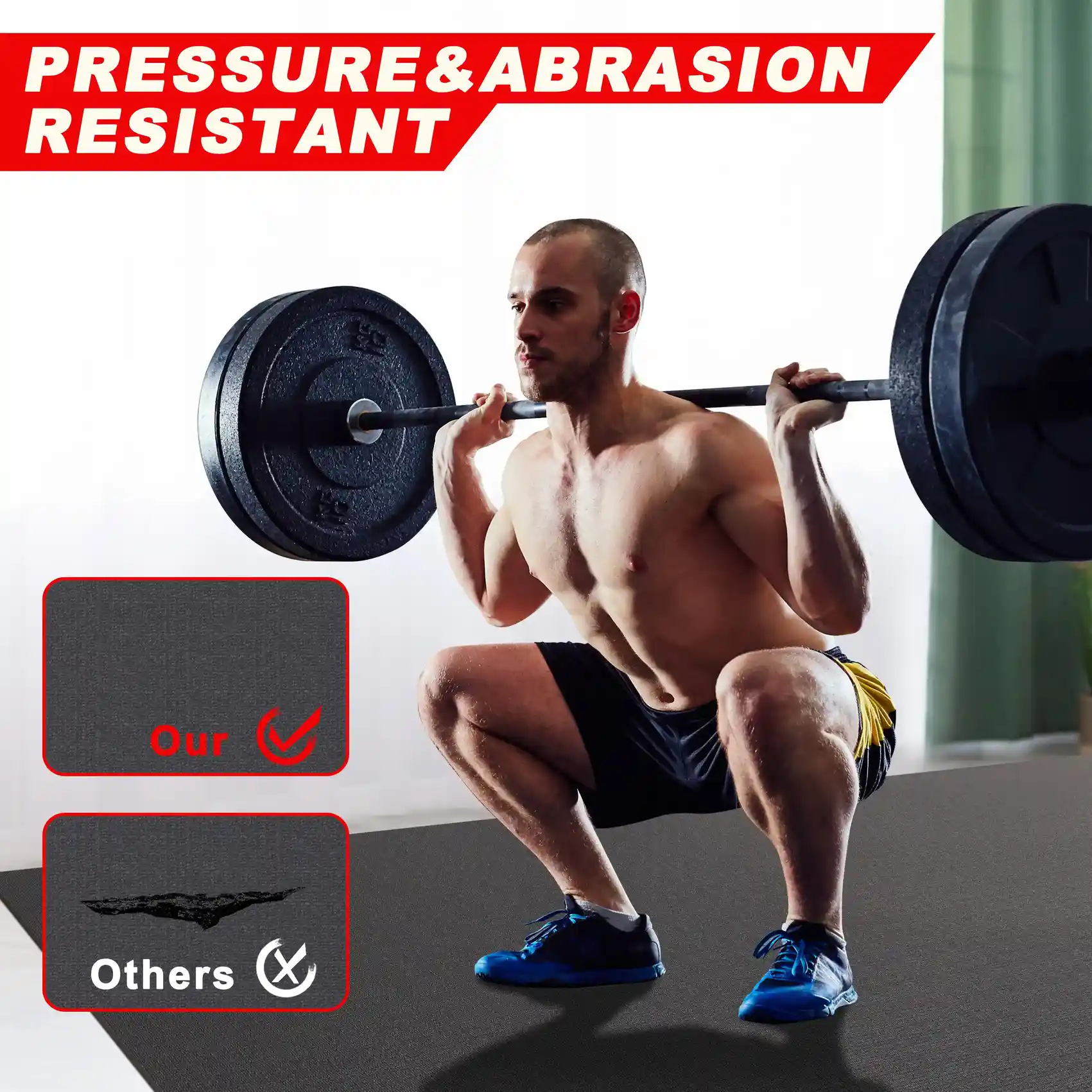 CHEETE Large Exercise Mat - 3