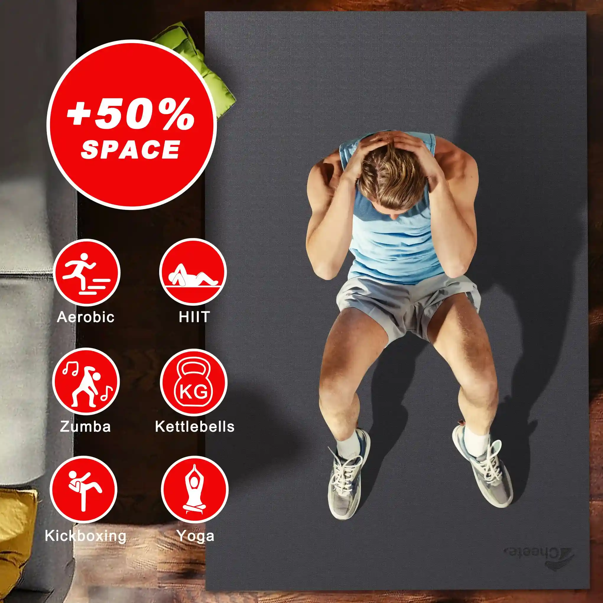 CHEETE Large Exercise Mat - 4